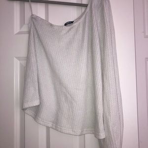 Small one long sleeve white shirt